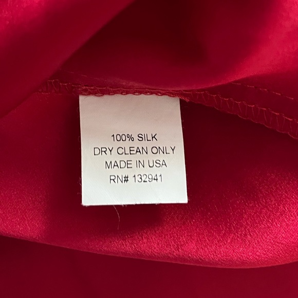 Amanda Uprichard Silk Red Dress - Picture 7 of 9